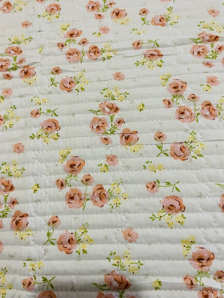 5. Pinterest Inspired Cotton Bedcover Shade-Peach&Green.webp