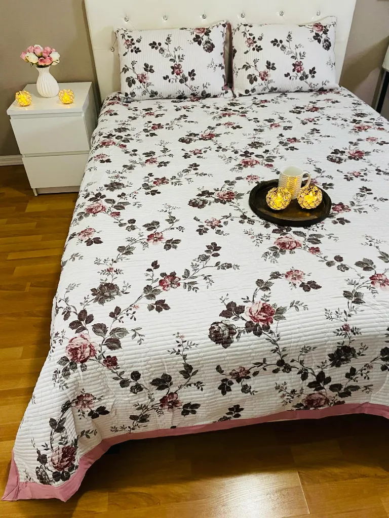 2. Pinterest Inspired Cotton Bedcovers Shade-Dark Pink.webp