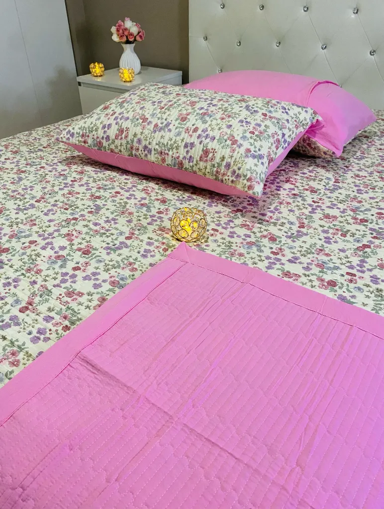 3. Pinterest Inspired Cotton Bedcovers Shade-Purple&Pink.webp