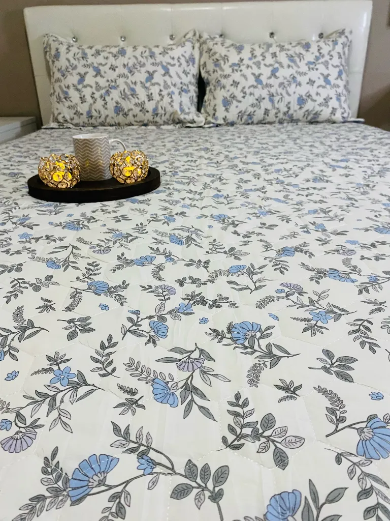 Quilted English Floral Bedcovers_2_BlueLeaves.webp