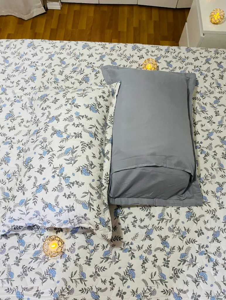 Quilted English Floral Bedcovers_4_BlueLeaves.webp